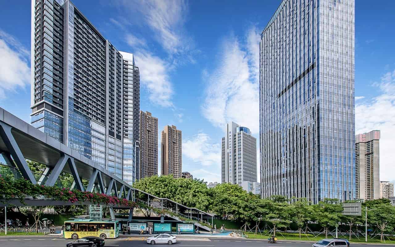 远洋滨海大厦办公区实景图