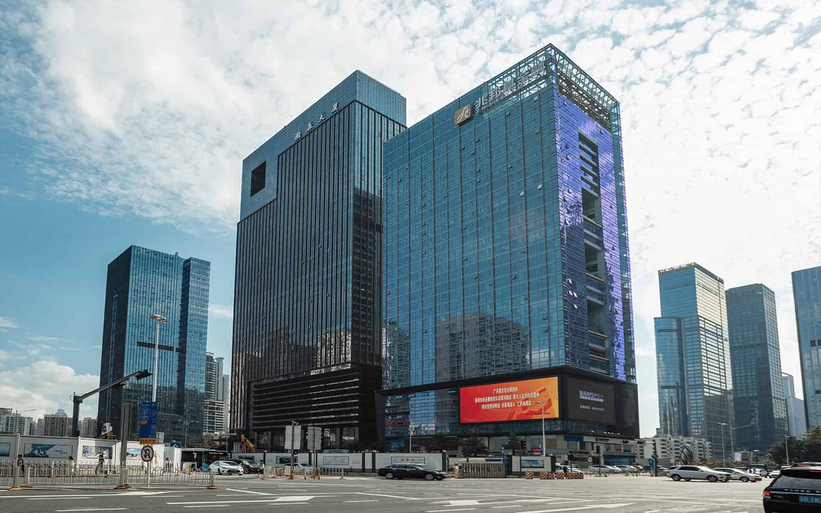 兆邦基金融大厦建筑外观图