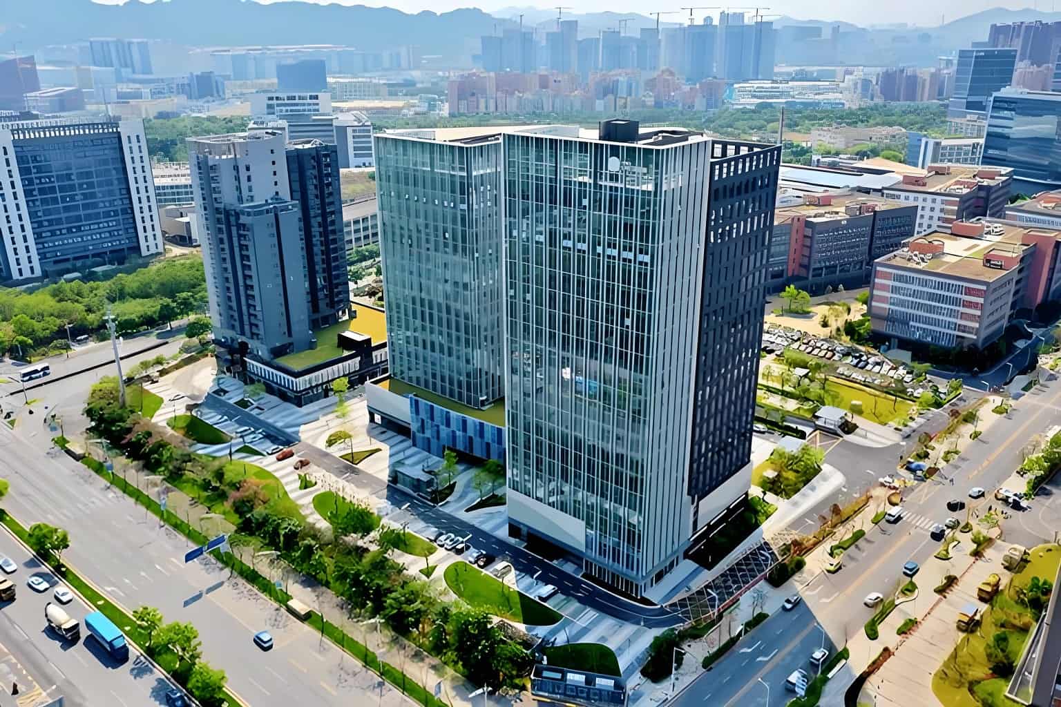 招商局智慧城办公区实景图
