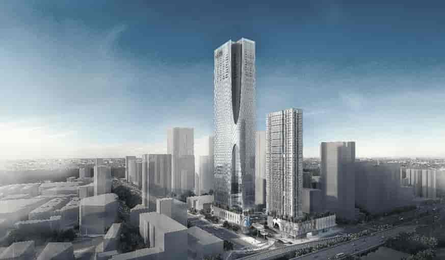 兆鑫汇金广场建筑外观图