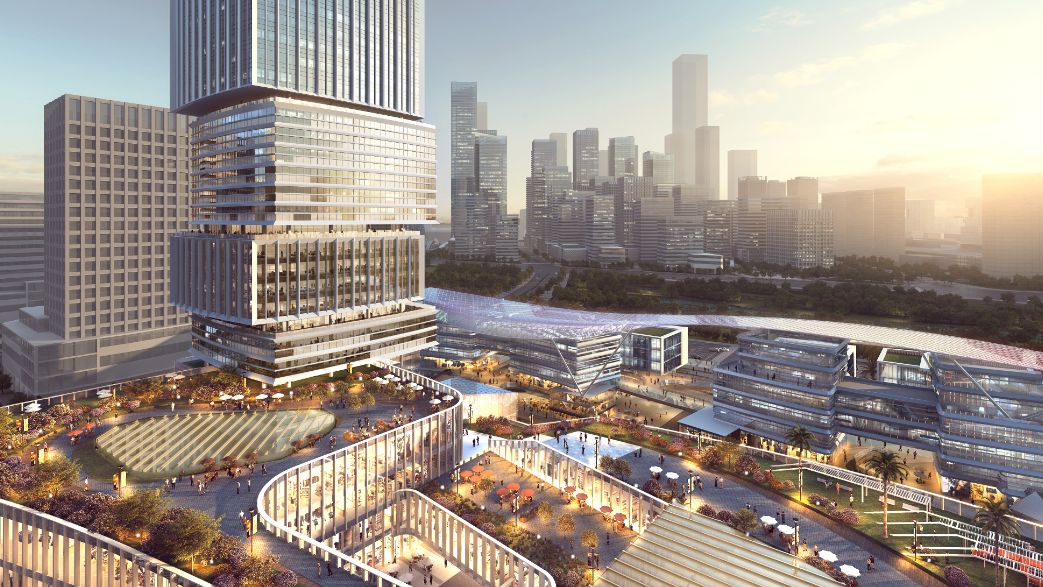 中集前海国际中心建筑外观图