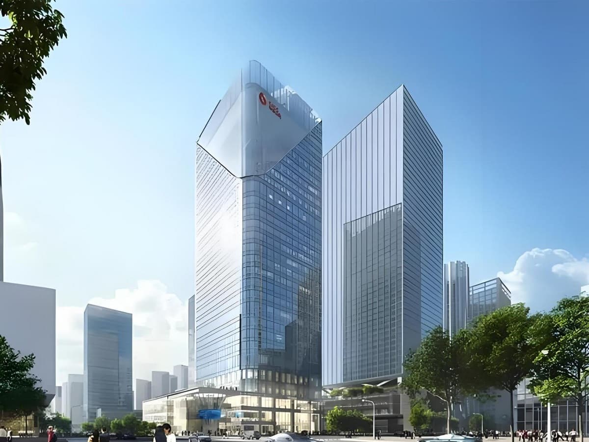 中金大厦建筑外观图