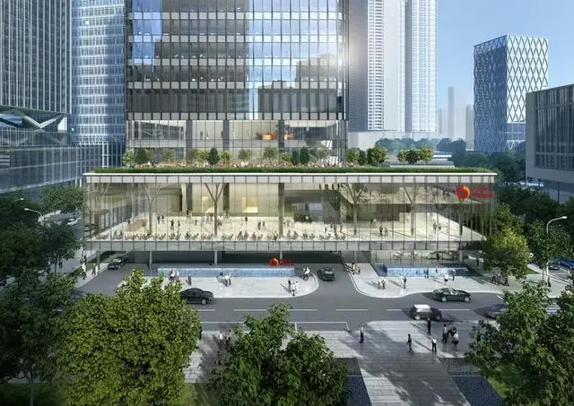 中金大厦大堂实景图