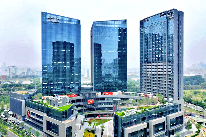 中集智园大厦建筑外观图