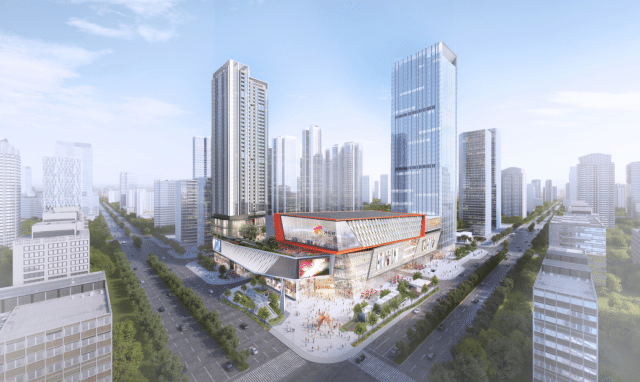 中粮大悦中心建筑外观图