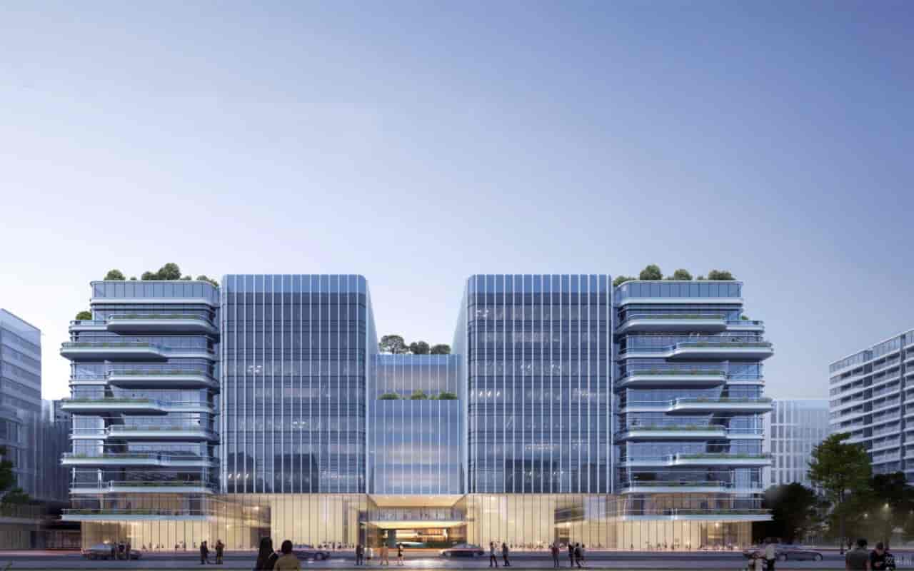 中粮前海智慧城建筑外观图