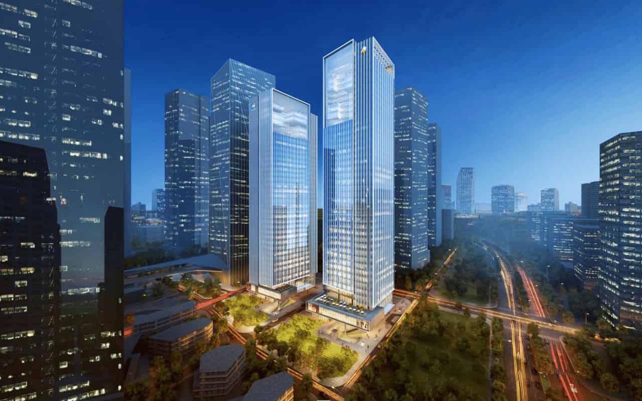 中粮亚太大厦建筑外观图