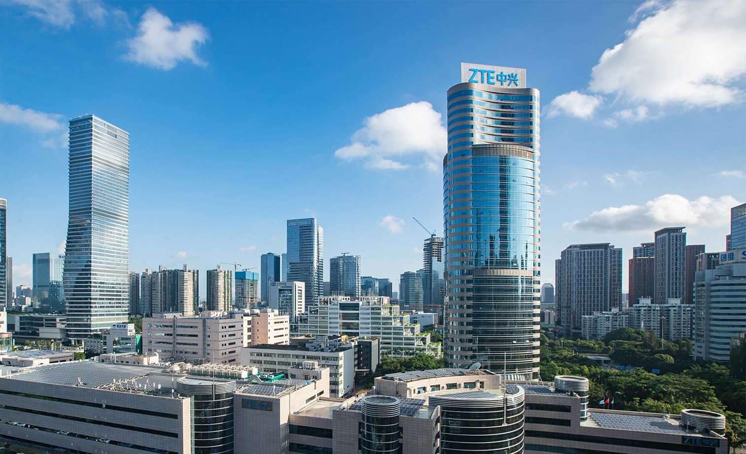 中兴通讯大厦大堂实景图