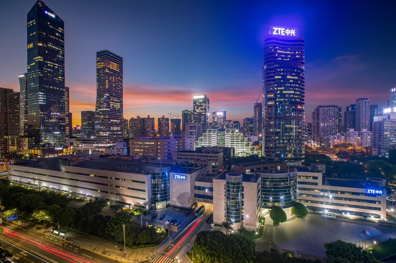 中兴通讯大厦办公区实景图