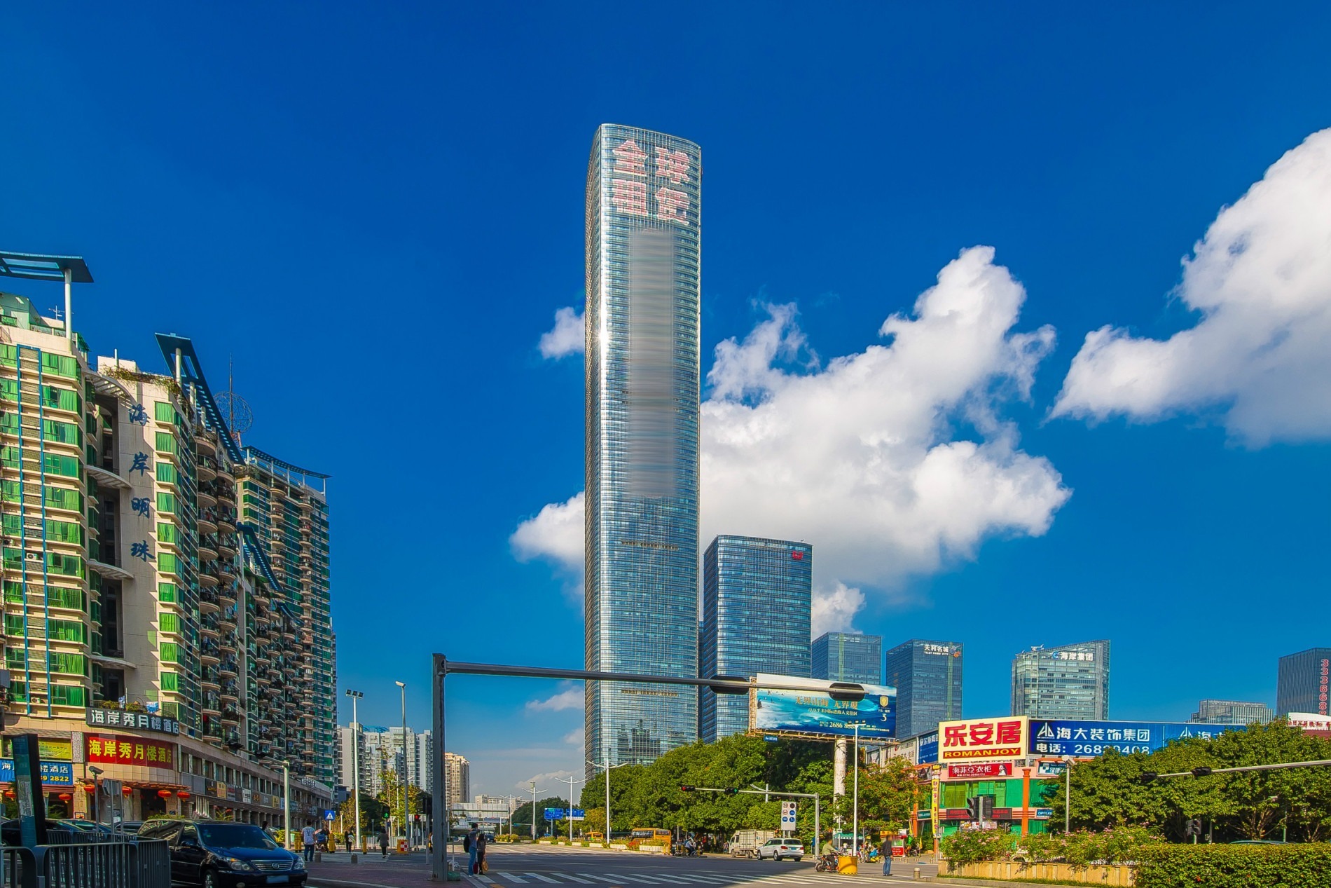 中洲控股金融中心建筑外观图