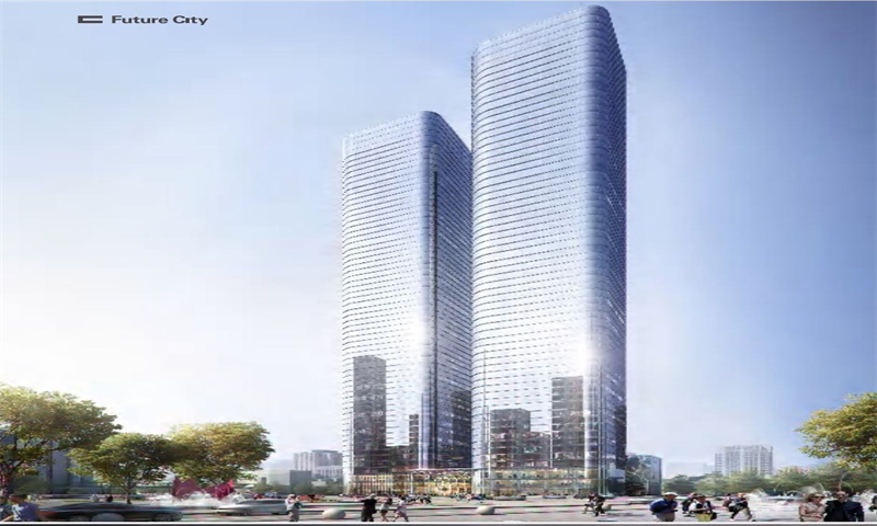 中洲湾建筑外观图
