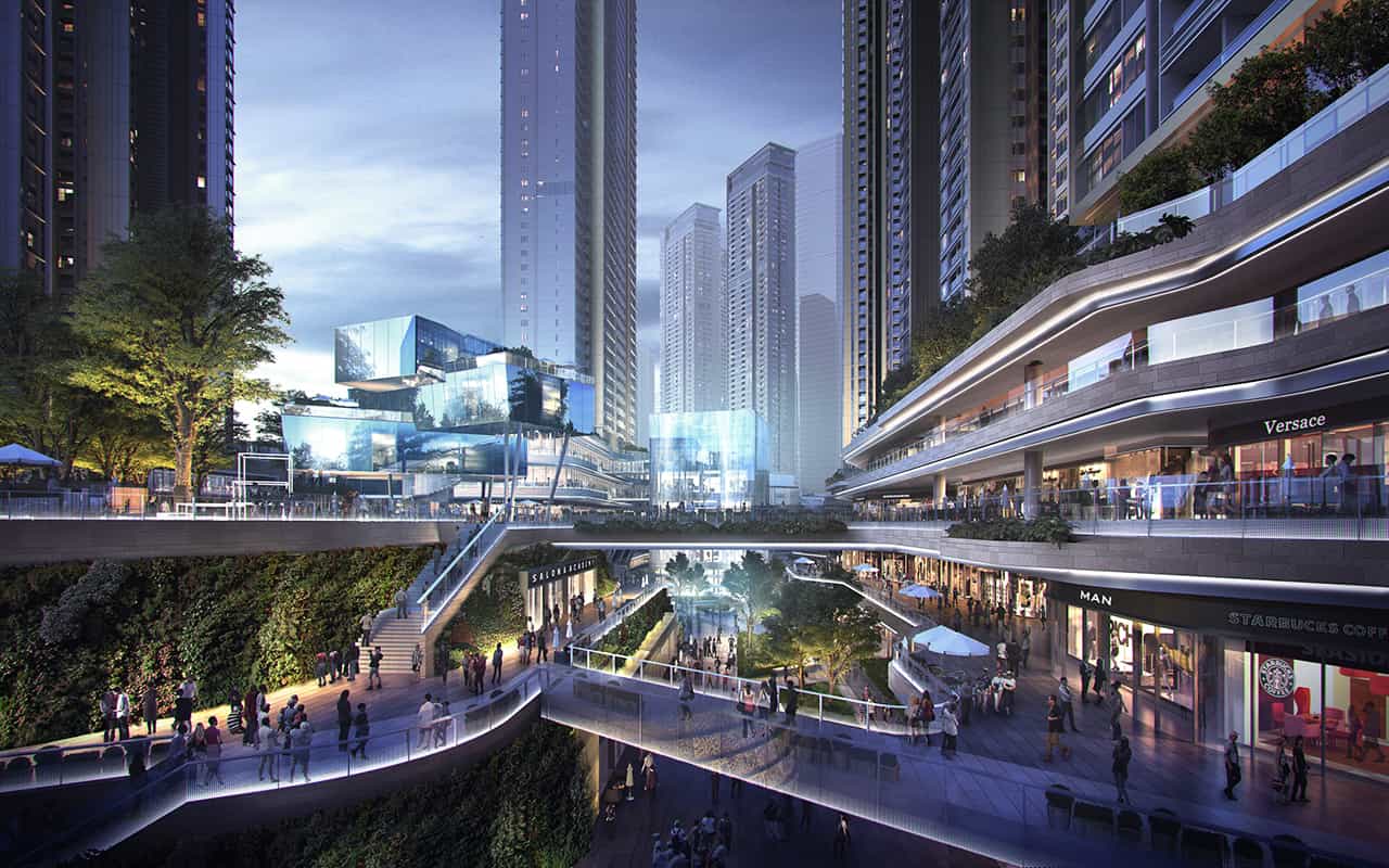 中洲湾园区环境图