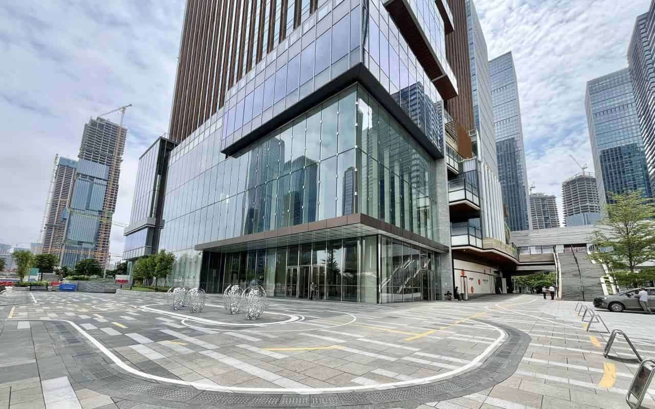 前海周大福金融大厦大堂实景图