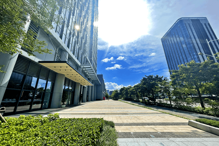 左右云创谷大堂实景图